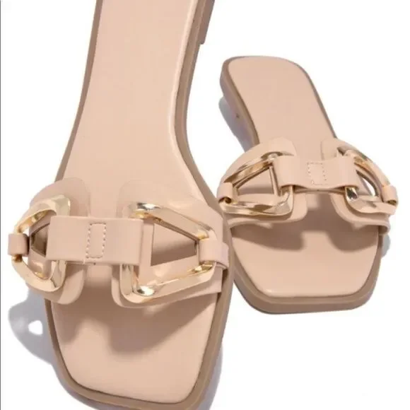ISLAND WAVES SANDALS -‎ NUDE - Picture 2 of 6